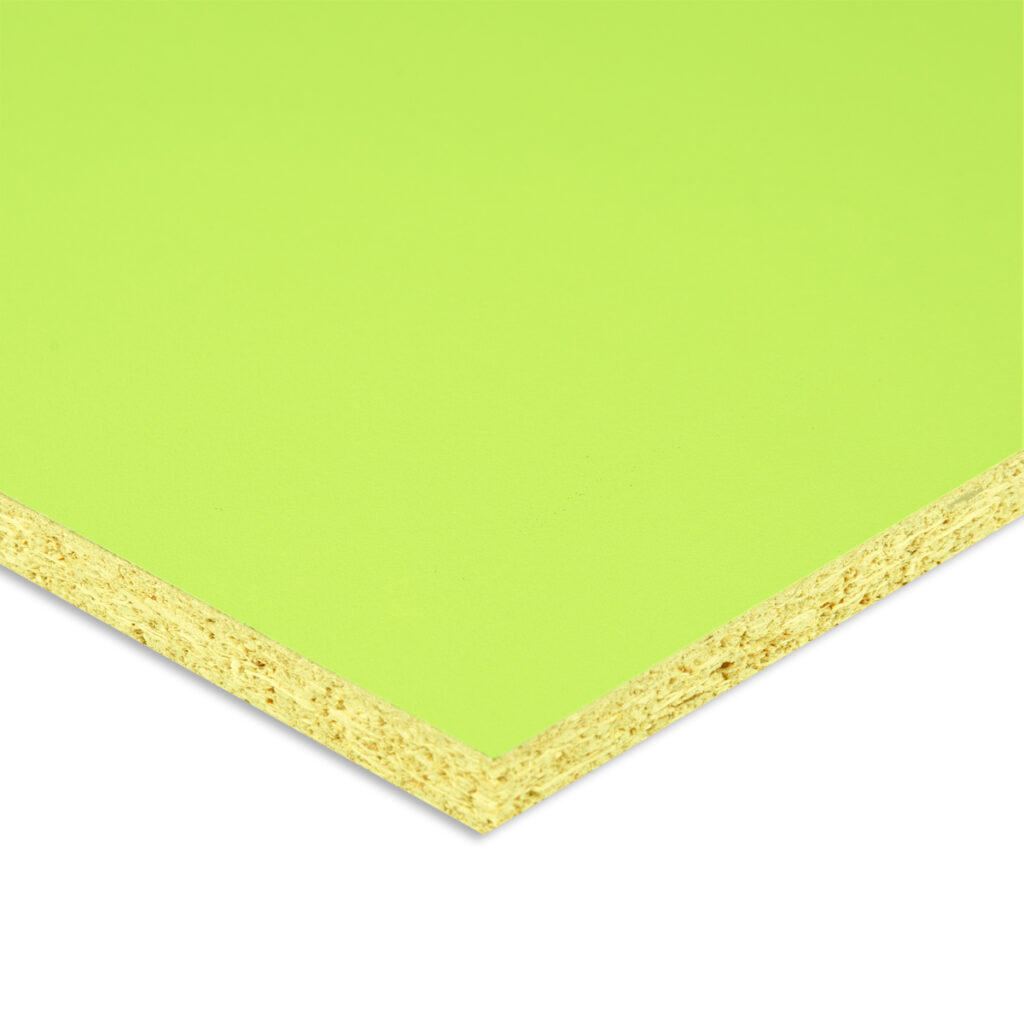 TABLERO MELAMINICO MELAPAK MDP VERDE LIMON SOFT 1.83 m X 2.44 m X 15 mm 