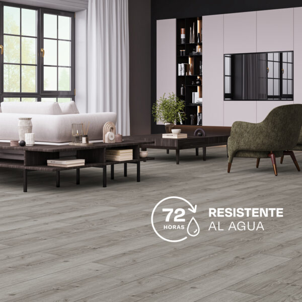 PISO DE MADERA GRIS